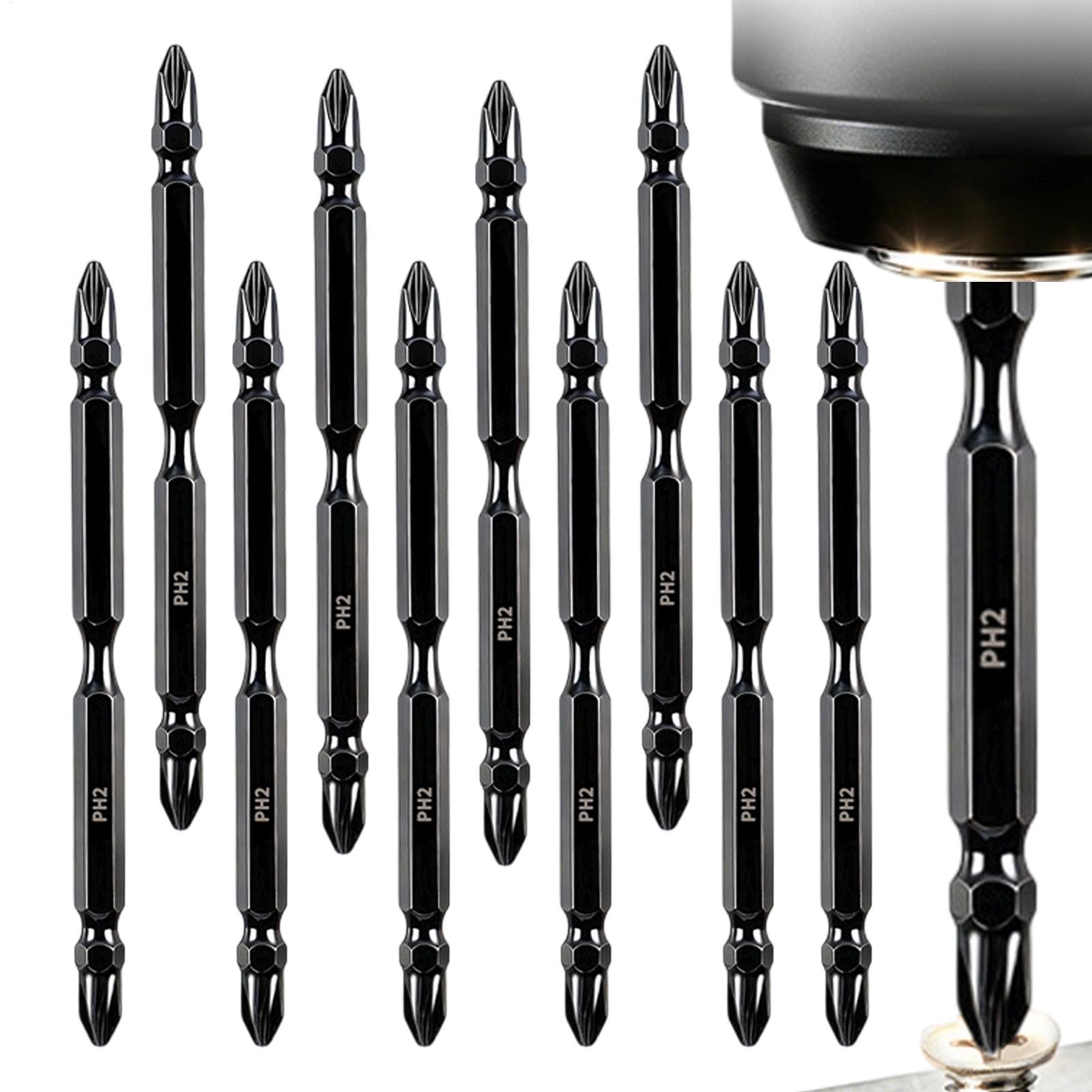End Mill Set - Tornavida Ucu Seti Çift Uçlu Frezelenmiş