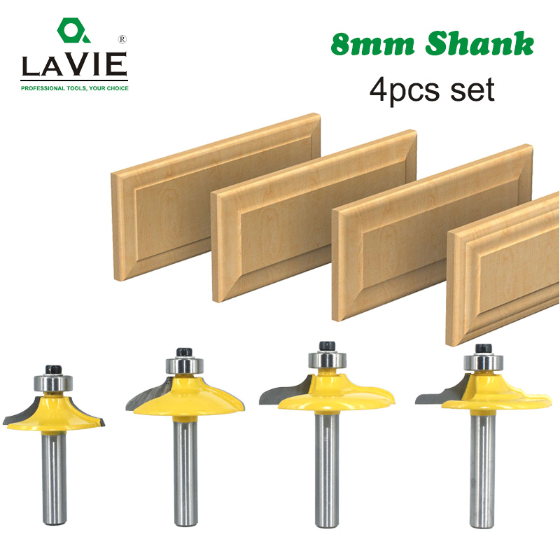 End Mill Set - LAVIE 4 adet 8mm 12mm 1/2