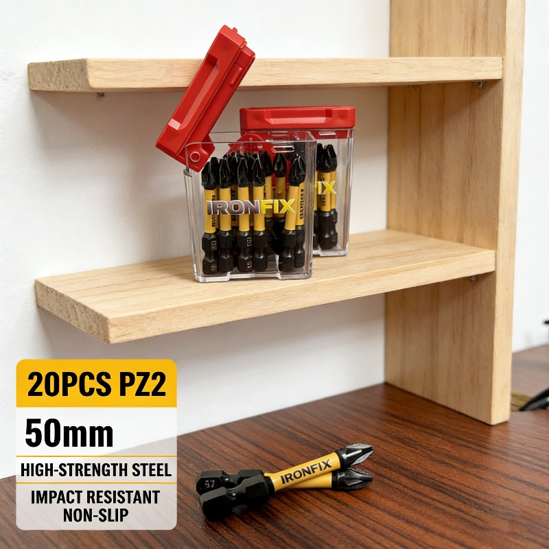 Drill Bit Set - Yüksek Kaliteli 20 Parçalık PZ2 Tornavida