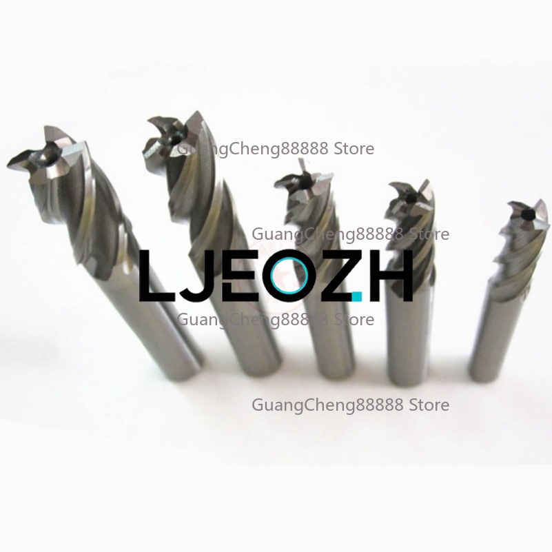 End Mill Set - 4 Bıçaklı Southwest Beyaz Çelik Freze