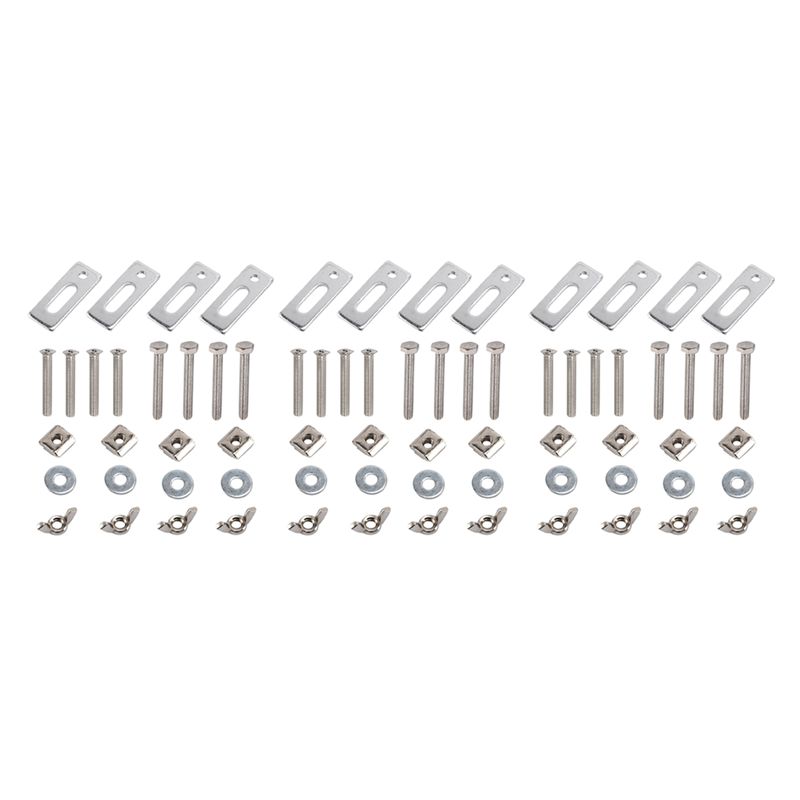 3018 Cnc - 12'li Paket T-Track Kelepçesi, Mini T