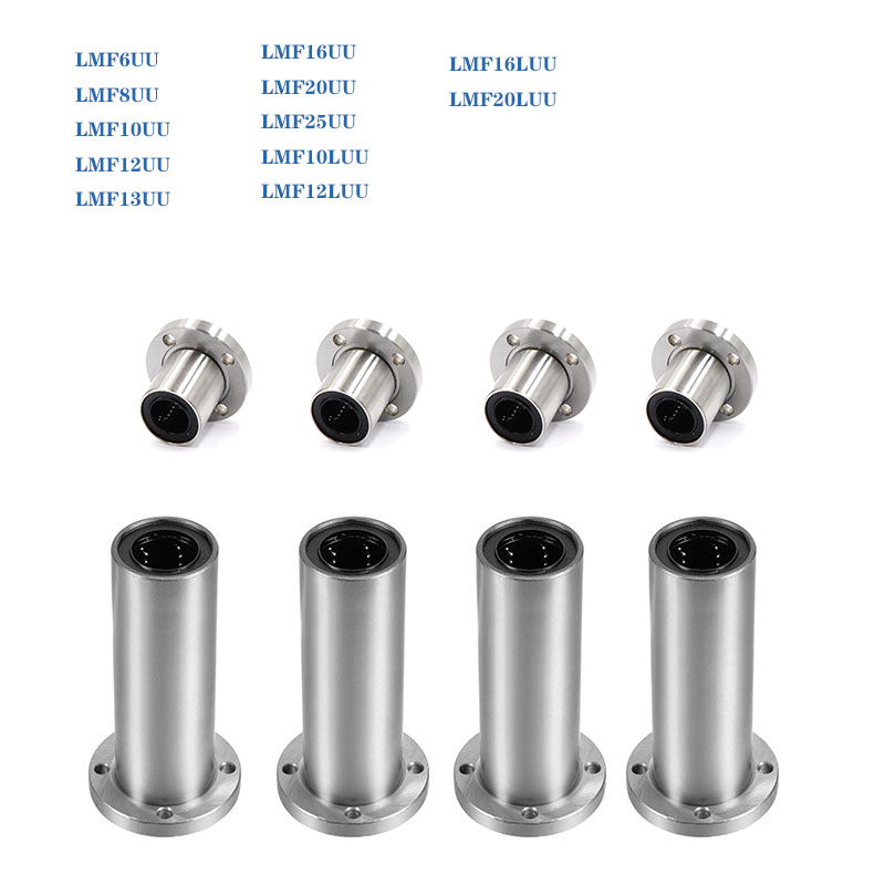 Lm8Uu Bearing - 4 adet/paket Lmf8uu Lmf10uu Lmf6uu Lm12uu