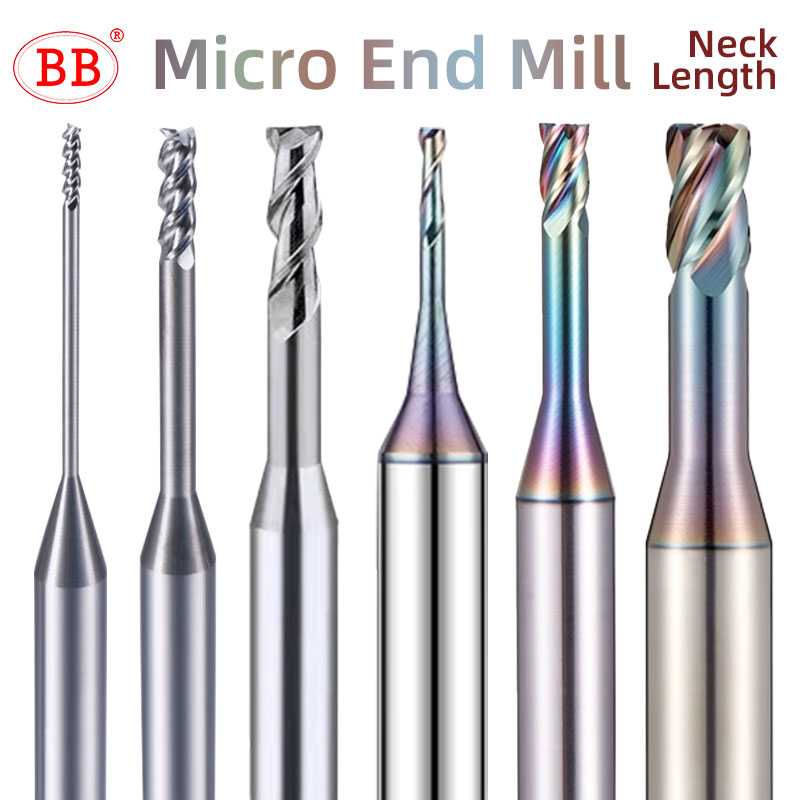 End Mill Set - BB uzun boyun mikro End Mill