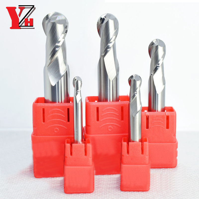 End Mill Set - HRC55 Alüminyum Küresel Uçlu Freze 2F