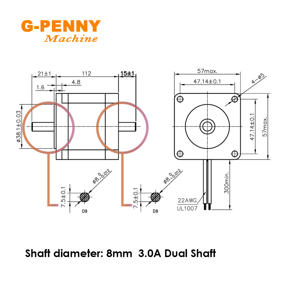 NEMA23 57x112mm 3Nm step Motor - Nema23 Stepper incelemesi ve fiyatı