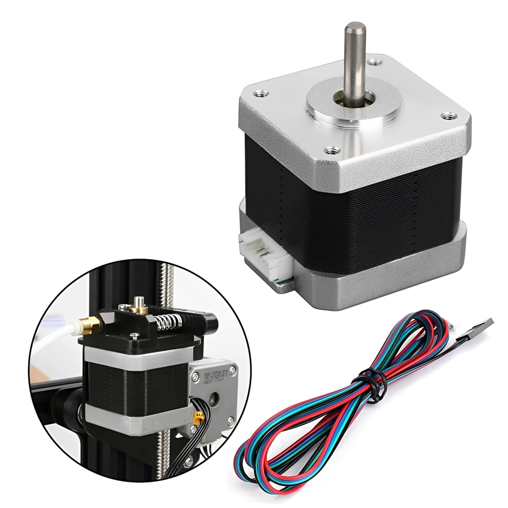 Nema 17 42mm Step Motor Açık D - Stepper Motor Nema17 incelemesi ve fiyatı
