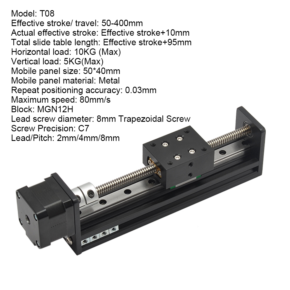 Nema17 Motor Sürücü Kiti ile T - Linear Rod 8Mm incelemesi ve fiyatı