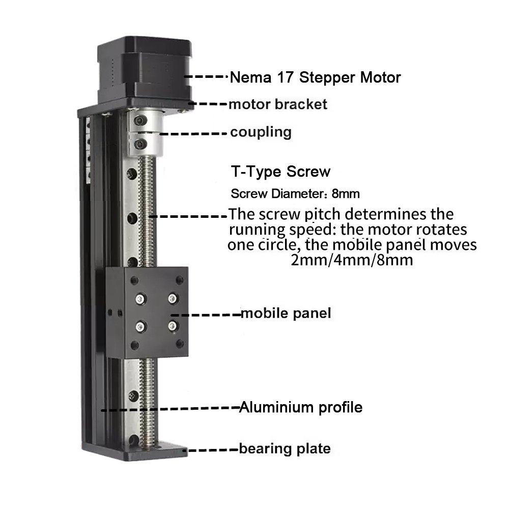 Nema17 Motor Sürücü Kiti ile T - Linear Rod 8Mm incelemesi ve fiyatı