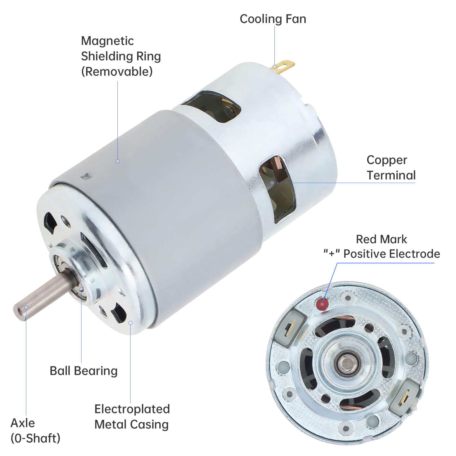 12V-24V 775 Elektrikli DC Moto - Gt2 Pulley incelemesi ve fiyatı