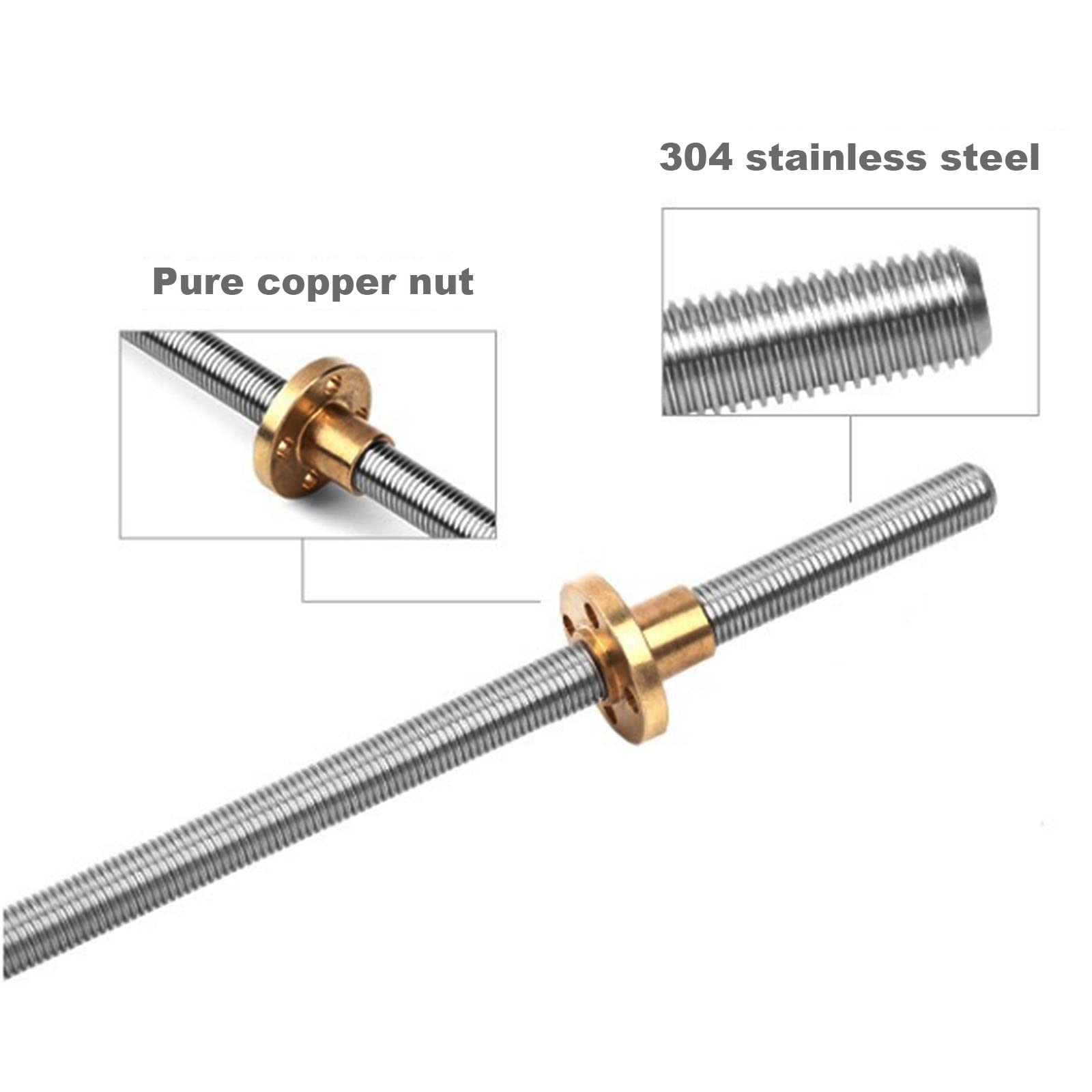 T8 Kurşun Vida Kurşun 2mm 4mm  - Lead Screw 8Mm incelemesi ve fiyatı