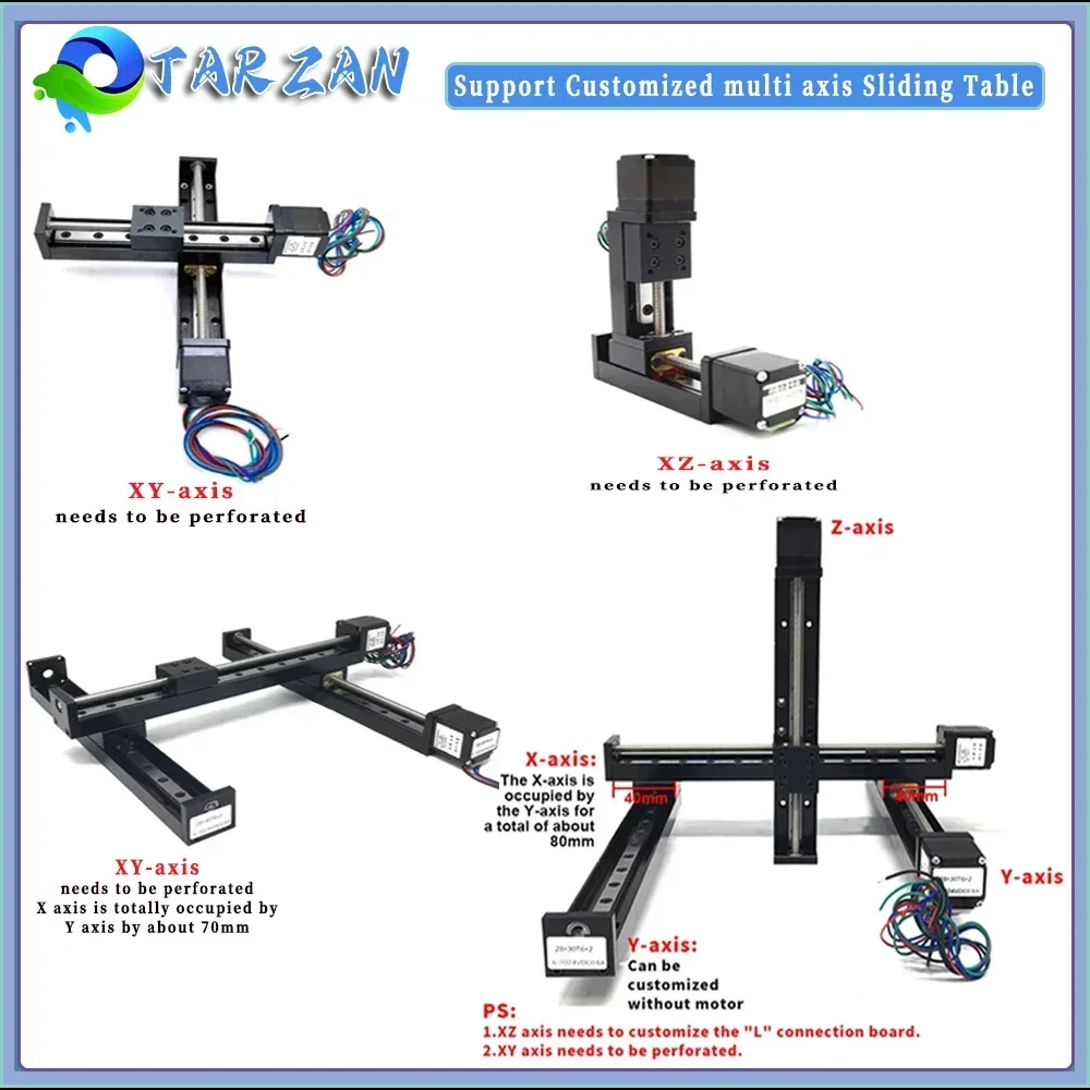 CNC Mini T tipi Sürgülü Masa 5 - Linear Rod 8Mm incelemesi ve fiyatı