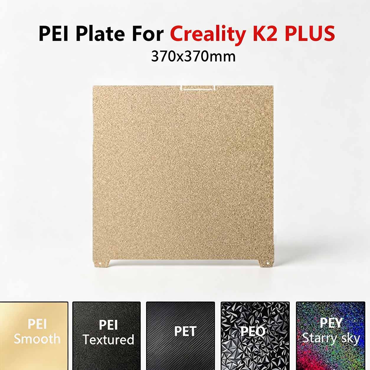 370x370mm Siyah Buzlu PEI Bask - Aluminium Profile 2020 incelemesi ve fiyatı