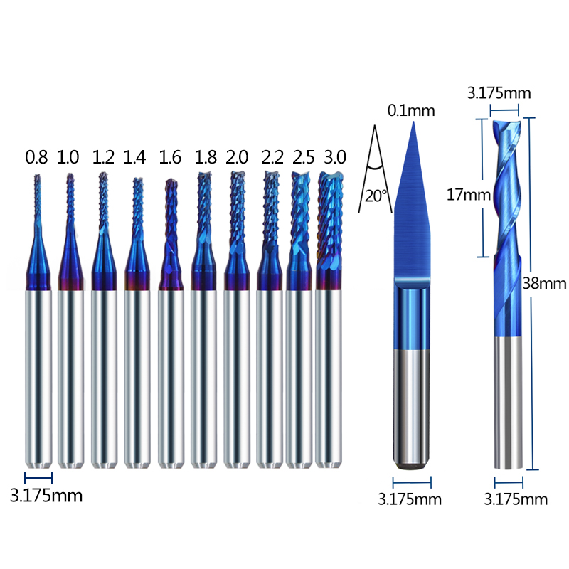 XCAN CNC Router Bit End Mill E - End Mill Set incelemesi ve fiyatı